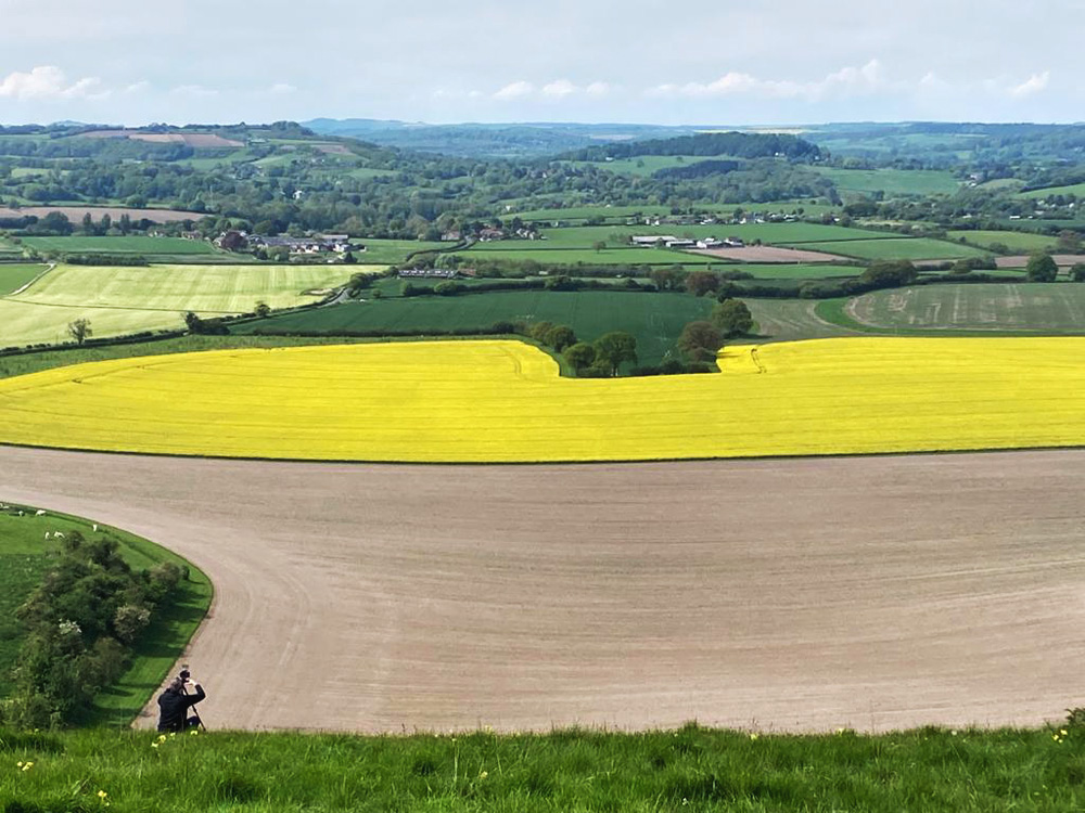 Andrew in his element